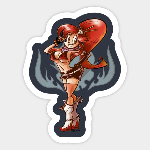 Yoko Littner Sticker by Albo